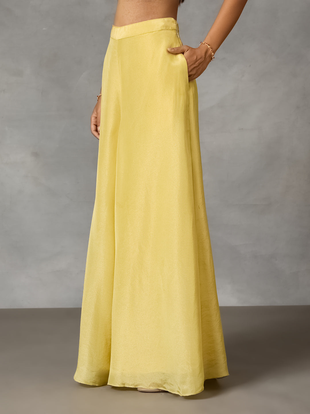 Flared Tissue Bottom – Yellow