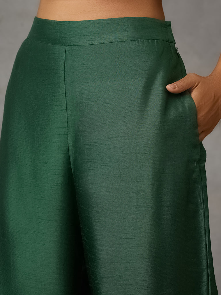 Straight Fit Pant - Green