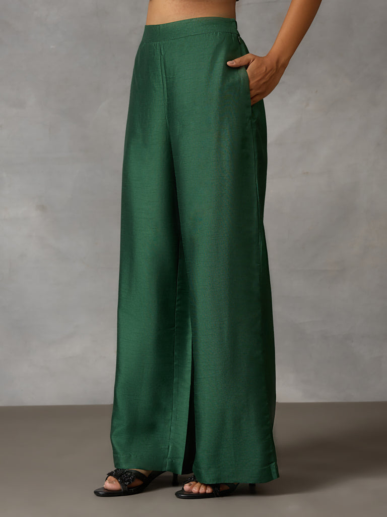 Straight Fit Pant - Green