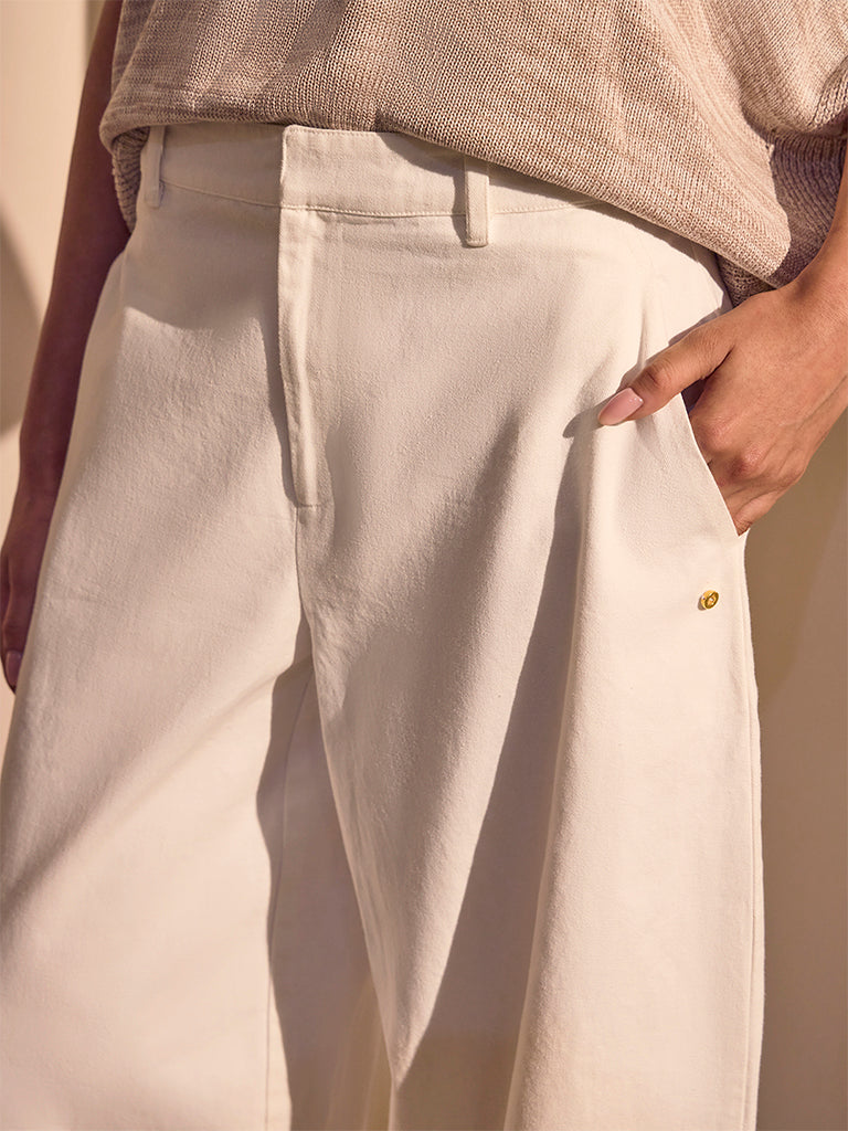 Wide-Leg Pants – Off White