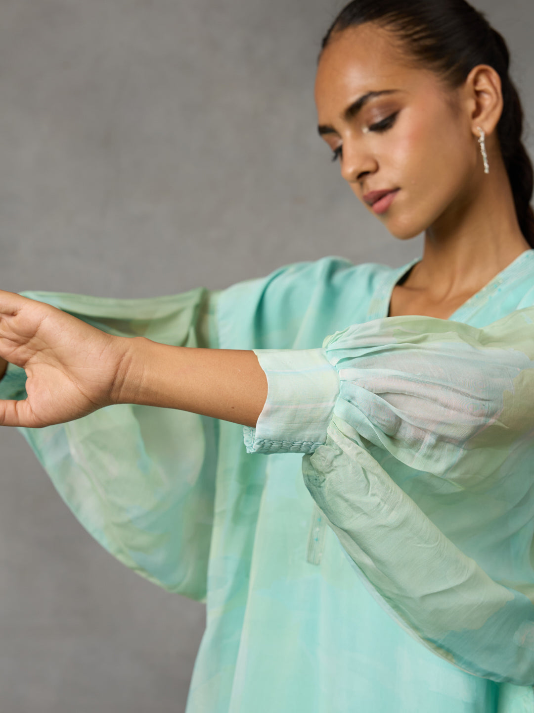 Watercolor Printed Kurta