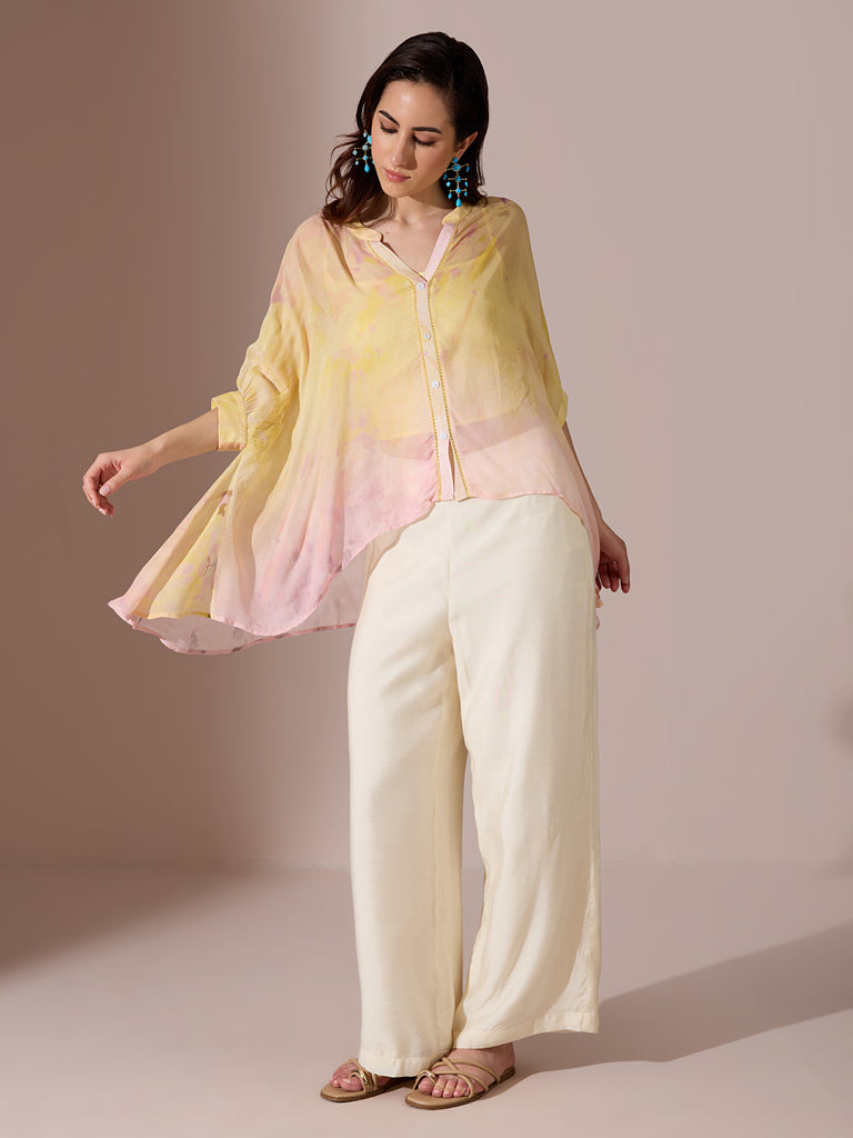 Printed Anti-Fit Top with Camisole