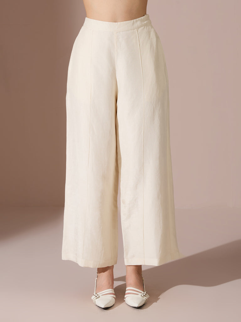 Straight Pants - White
