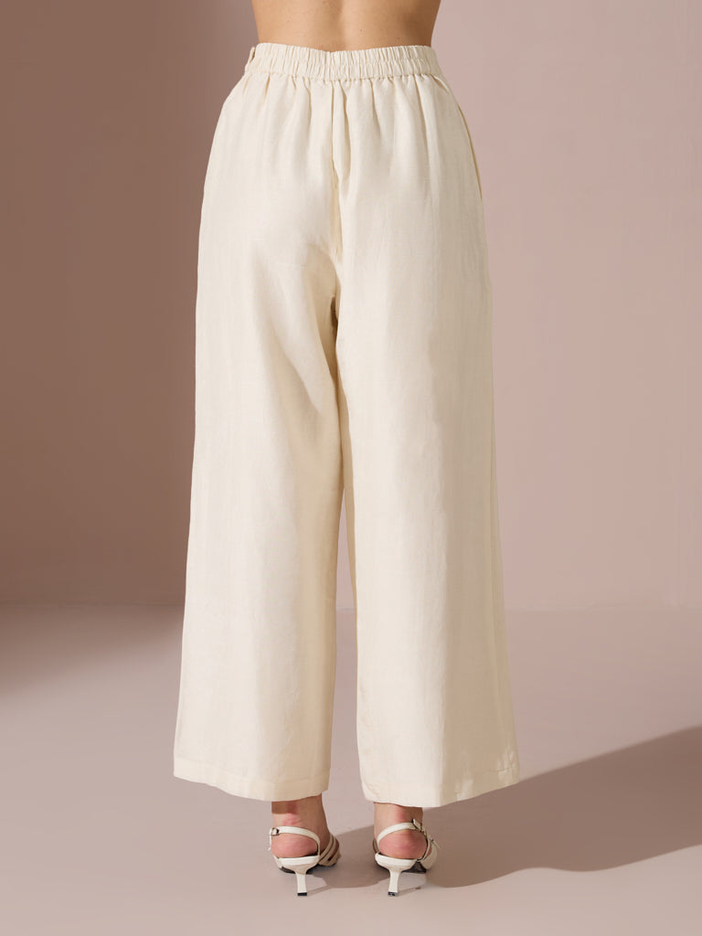 Straight Pants - White
