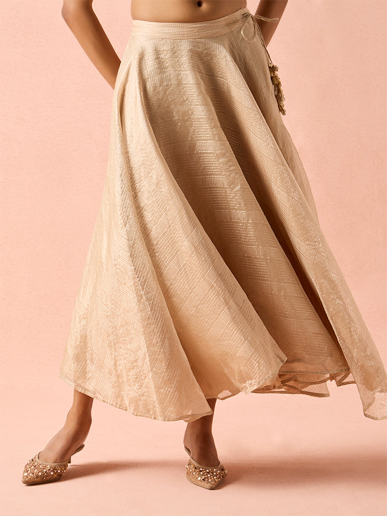 Asymmetric Skirt – Beige