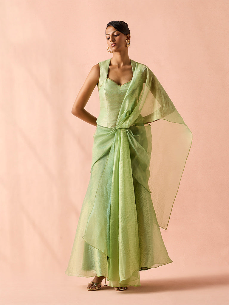 Jacquard Top – Green