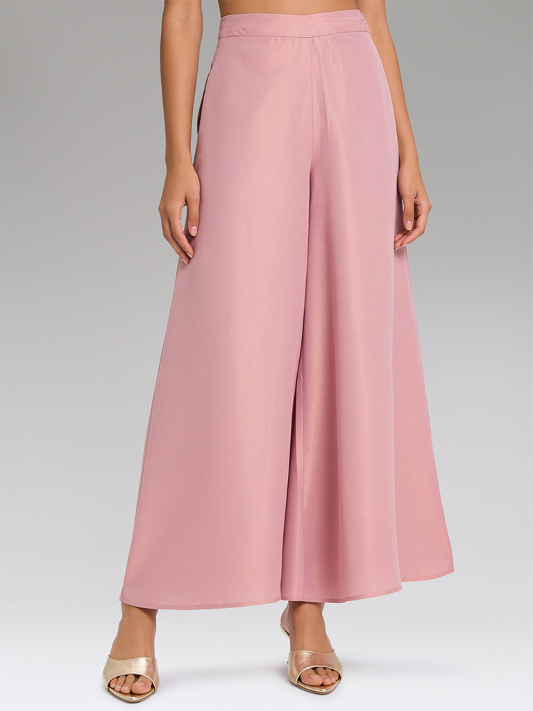 Solid Palazzos – Pink