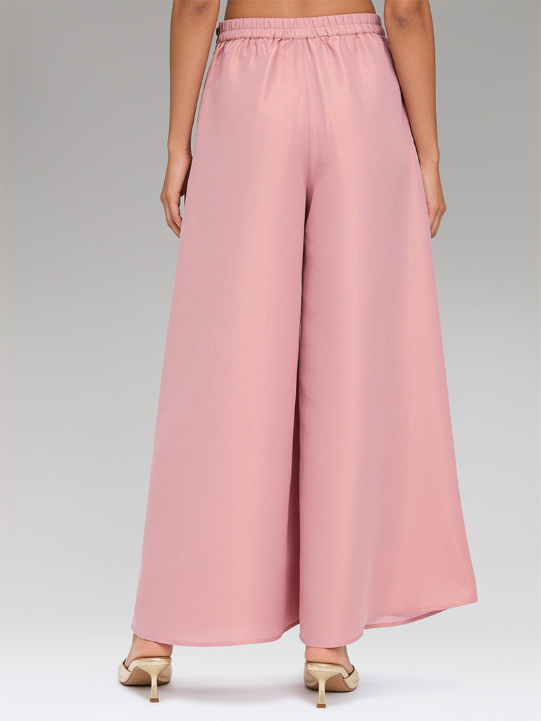 Solid Palazzos – Pink