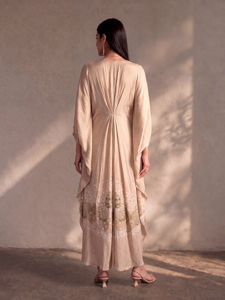 Samoh Printed Kaftan - Beige