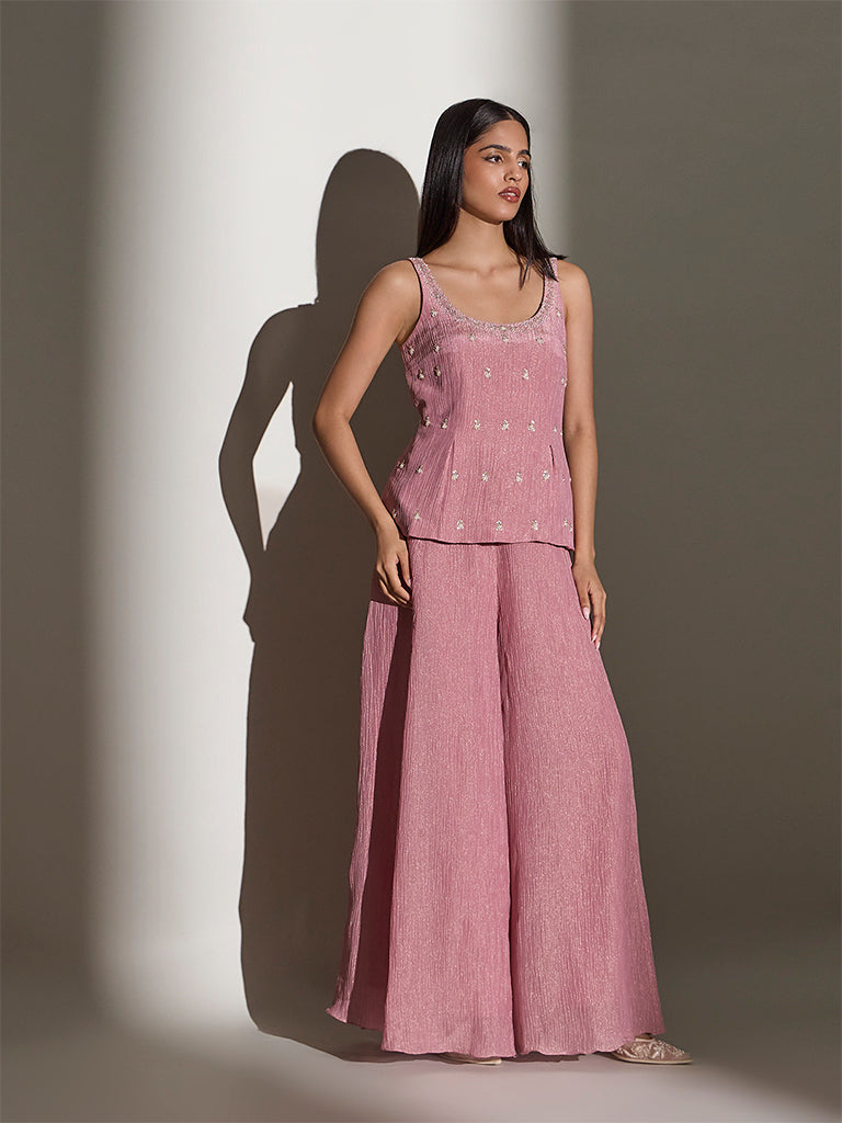 Embellished Top - Pink