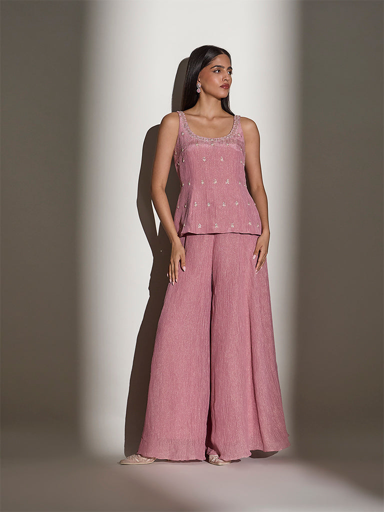 Embellished Top - Pink
