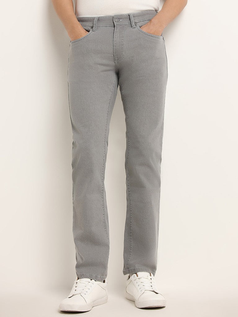 Ascot Grey Relaxed - Fit Mid - Rise Jeans