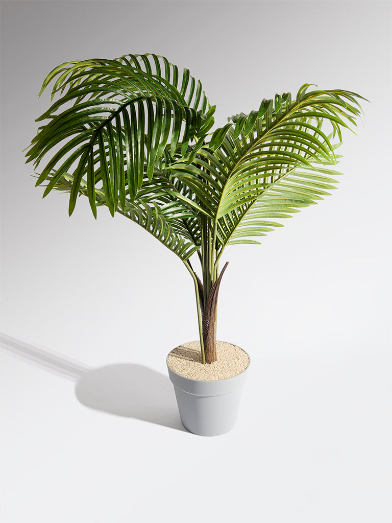 Westside Home Green Artificial Areca Palm Plant - Large