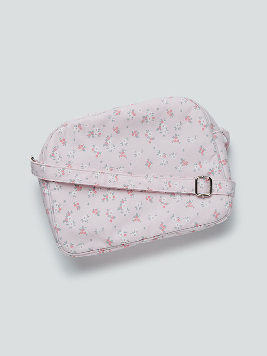 HOP Baby Pink Floral Print Changing Bag