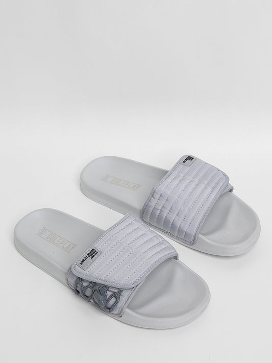 SOLEPLAY Grey Utility Slides
