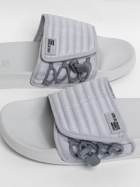 SOLEPLAY Grey Utility Slides