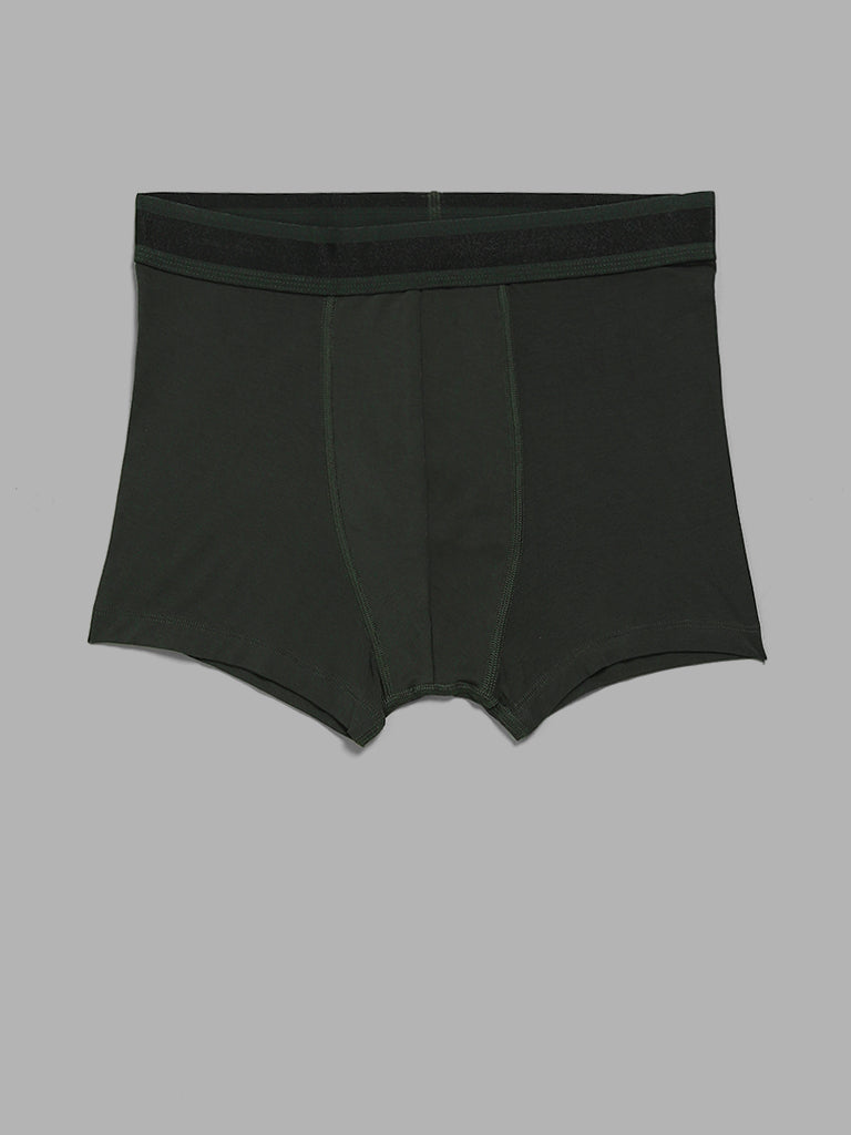 WES Lounge Grey & Green Trunks - Pack of 2