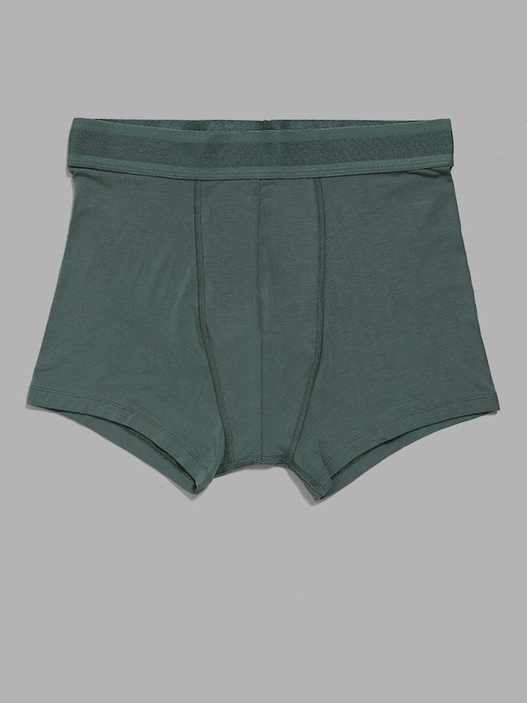 WES Lounge Slate Grey & Green Trunks - Pack of 2