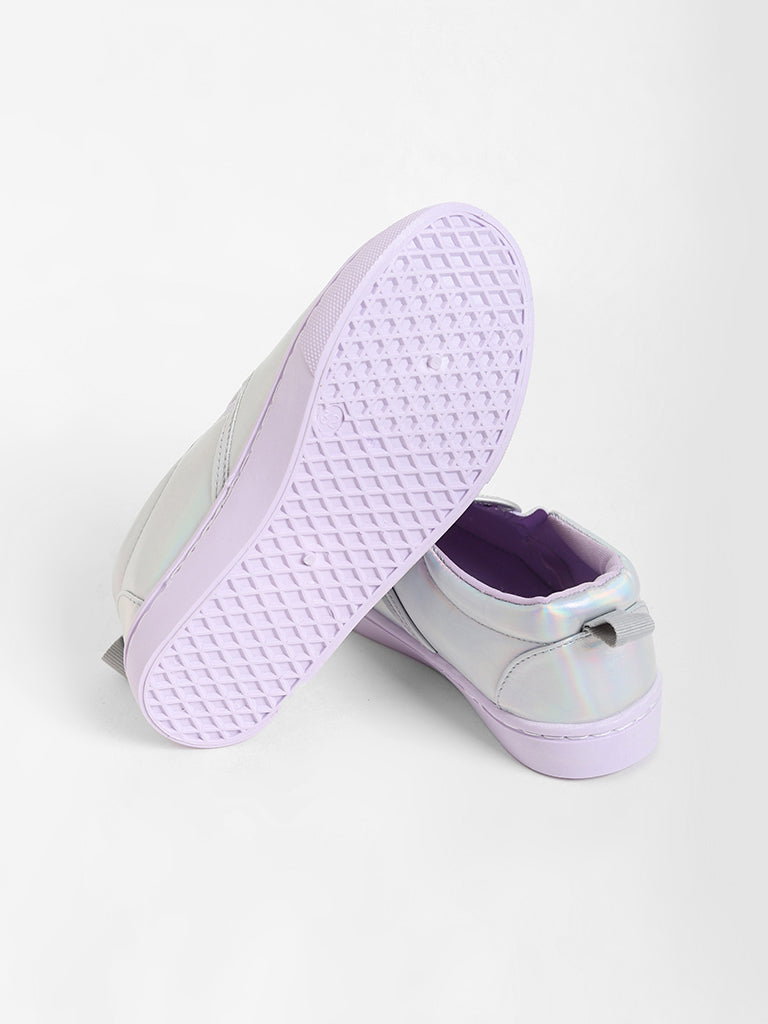 Iridescent slip deals on shoes