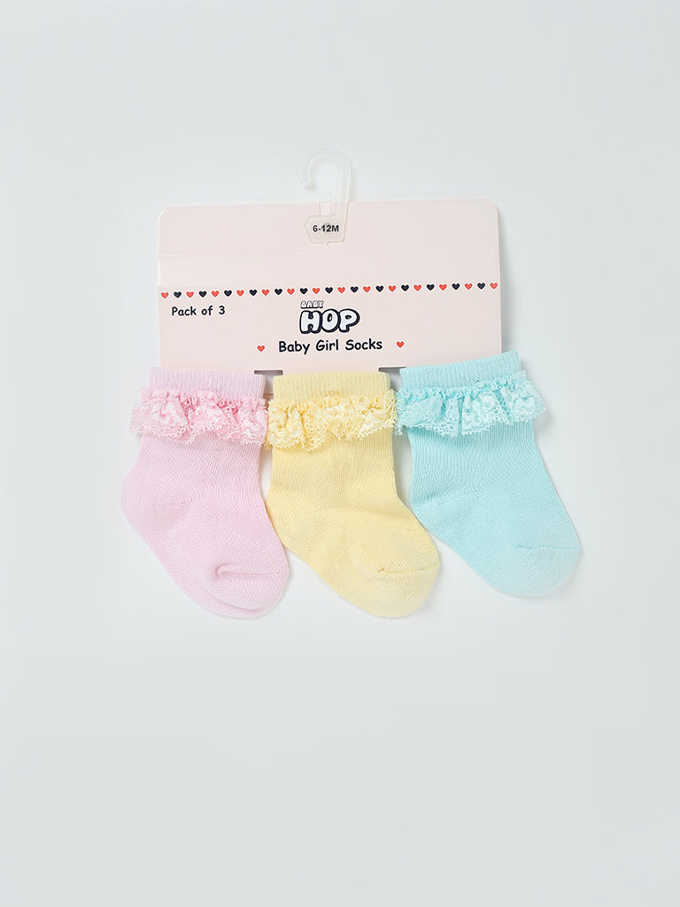 HOP Baby Multicolour Socks Set Of Three