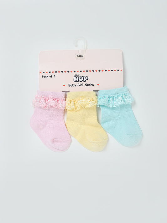HOP Baby Multicolour Socks Set Of Three