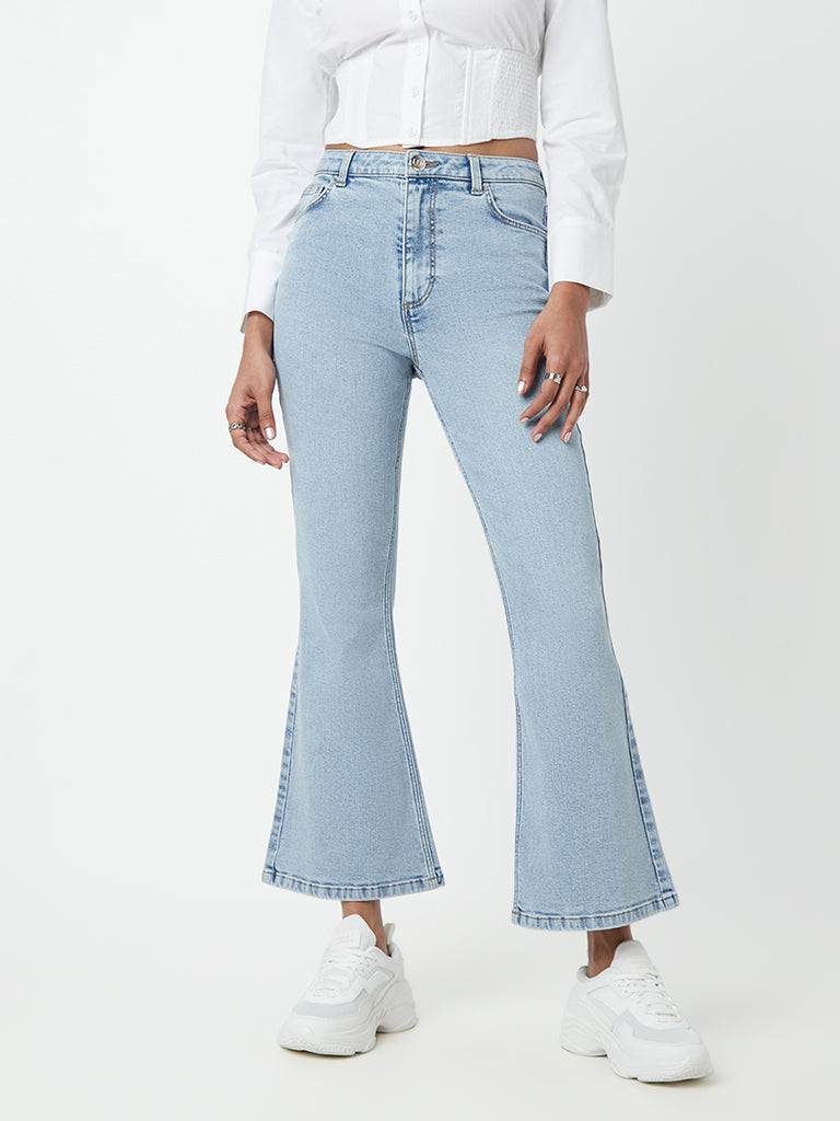 Nuon Light Blue Bootcut Jeans