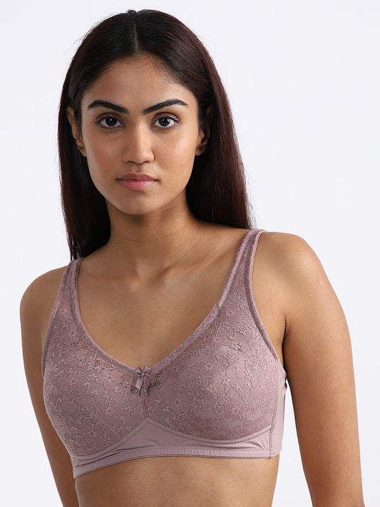 Wunderlove Lace Light Magenta Bra