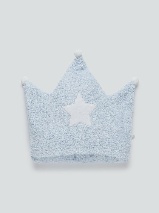 HOP Baby Blue Star Design Towel With Hood