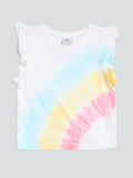 HOP Kids Printed Off-White T-Shirt