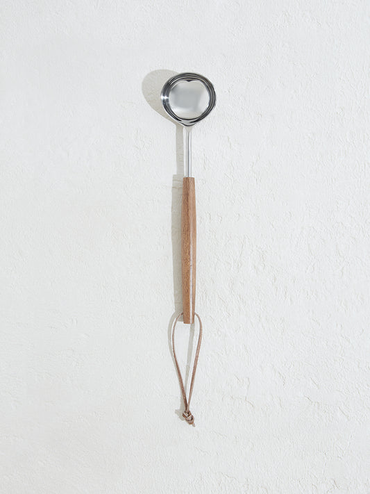 Westside Home Steel and Wood Curry Ladle