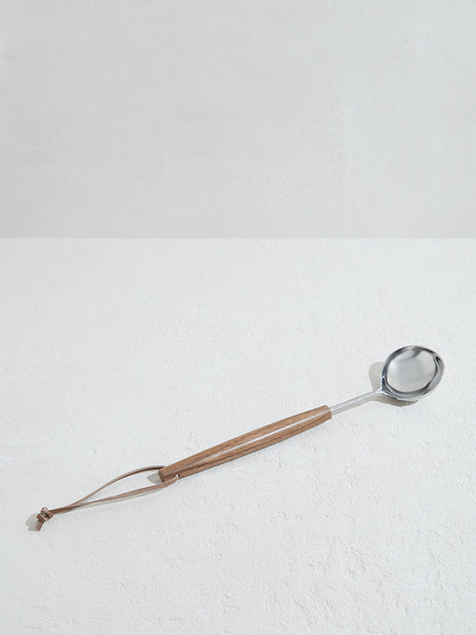 Westside Home Steel and Wood Curry Ladle