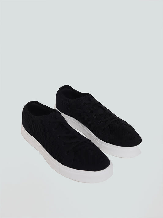 SOLEPLAY Black Lace-Up Shoe