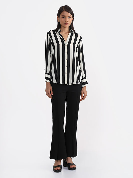 Wardrobe Black Striped Blouse