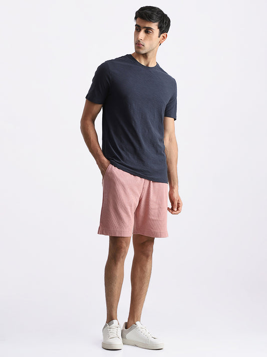 WES Lounge Solid Dusty Pink Shorts