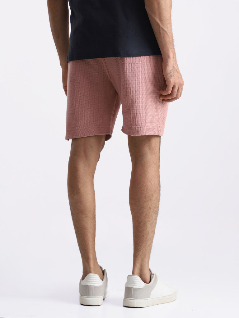 WES Lounge Solid Dusty Pink Shorts