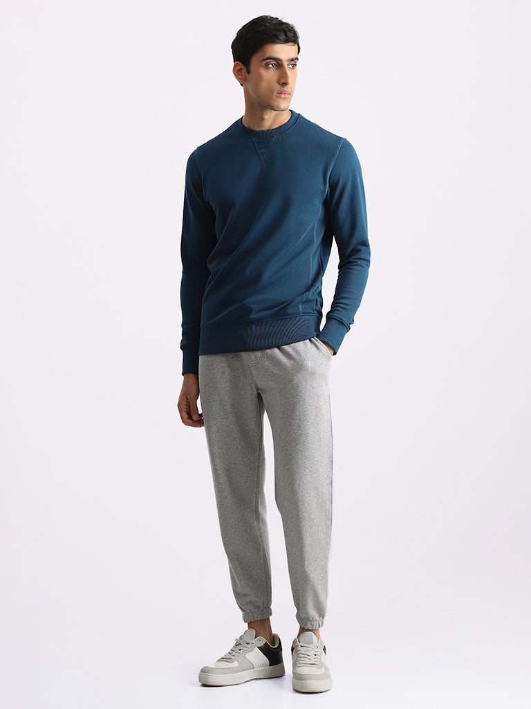 Shop WES Casuals Mustard Relaxed-Fit Sweatshirt Online – Westside