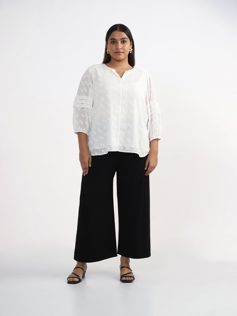 Gia Solid Black Trousers