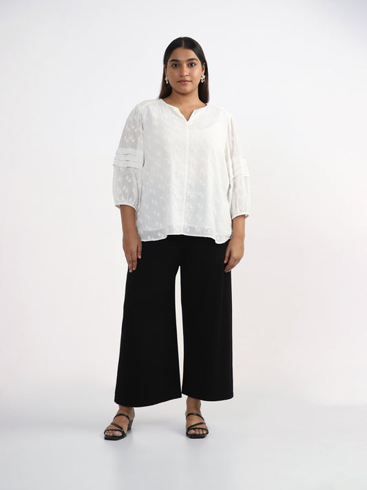 Gia Solid Black Trousers