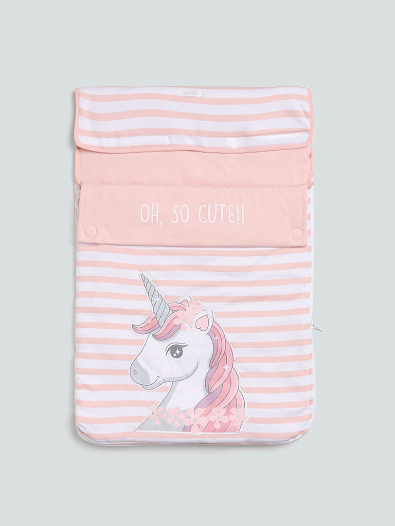 HOP Baby Pink Unicorn Sleeping Bag
