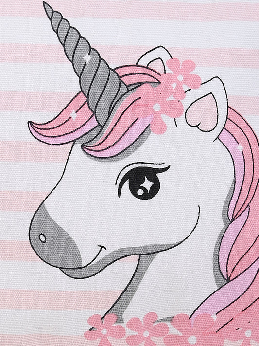 HOP Baby Unicorn Printed Little Magical Pink Bag