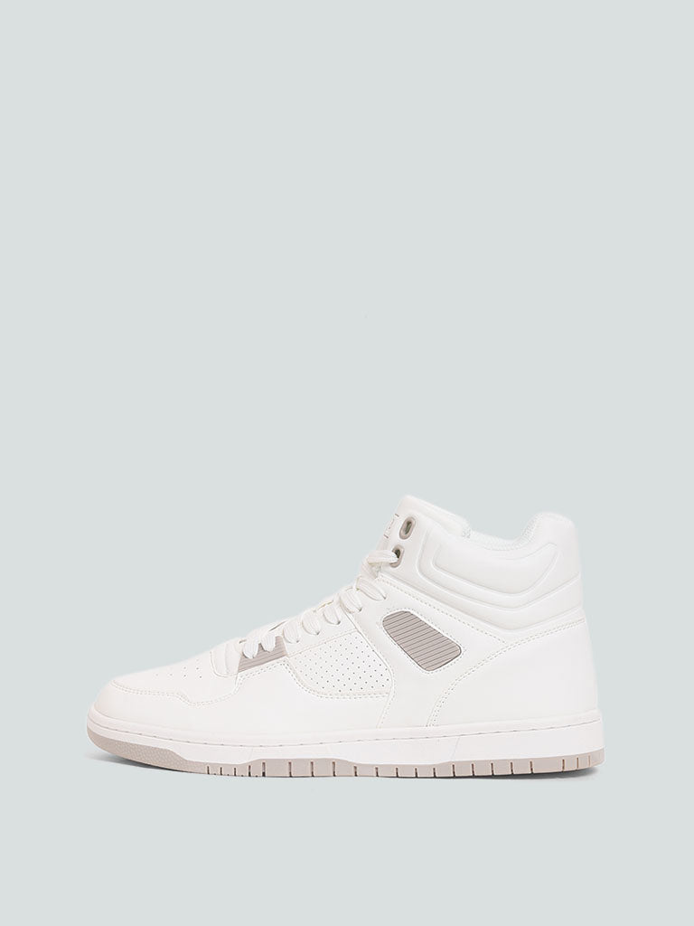 Buy SOLEPLAY White Lace Up Boots from Westside