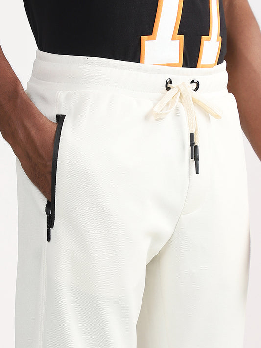 Studiofit Off-White Relaxed Fit Joggers