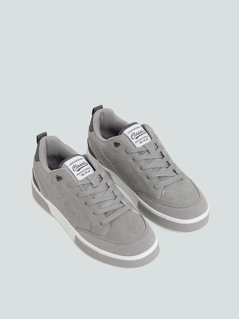 SOLEPLAY Dark Grey Bumper Sneakers