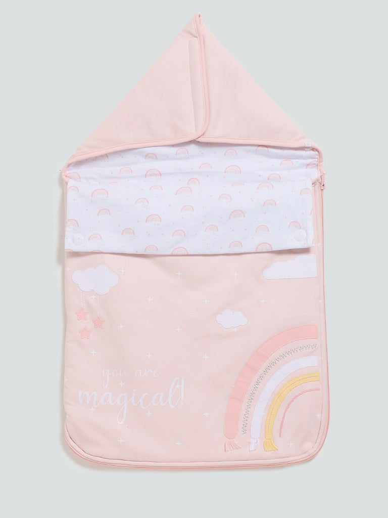 HOP Baby Peach Rainbow Sleeping Bag