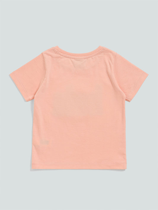 HOP Kids Peach Piper Typographic T-Shirt