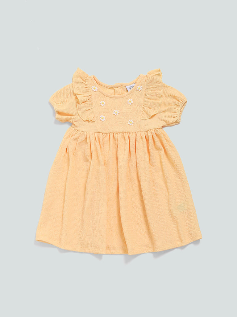 HOP Kids Yellow Pam Floral Dress