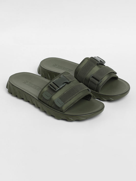 SOLEPLAY Dusty Olive Colored Utility Slides