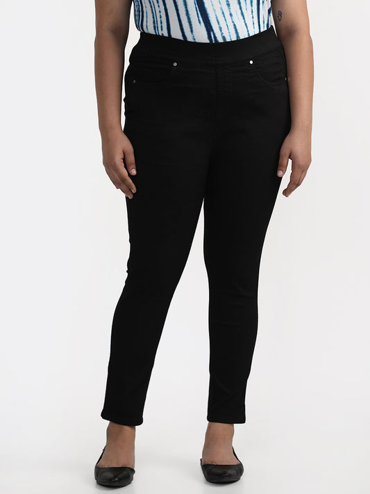 Gia Curves Black Jeggings