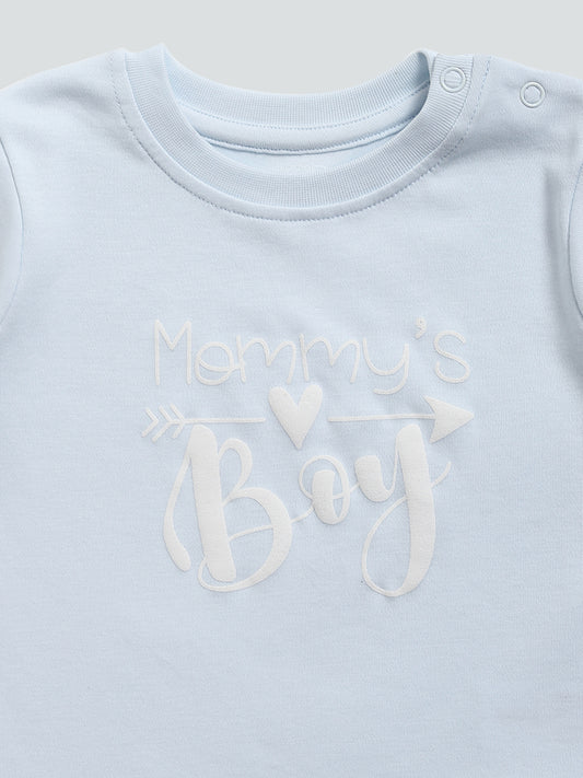 HOP Baby Blue T-Shirt Set - Pack of 3