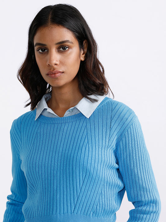 Nuon Blue Roxie Sweater